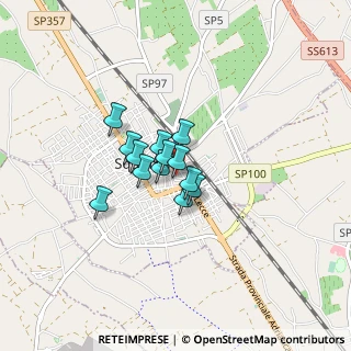 Mappa Via Botteghe Nuove, 73018 Squinzano LE, Italia (0.50077)