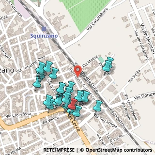 Mappa Via 25 Luglio, 73018 Squinzano LE, Italia (0.25)