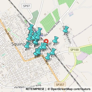 Mappa Via 25 Luglio, 73018 Squinzano LE, Italia (0.36)