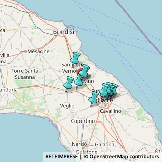 Mappa Via Baracca, 73018 Squinzano LE, Italia (10.02)