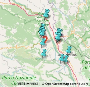Mappa Località Scorzo, 84037 San Pietro al Tanagro SA, Italia (5.81933)