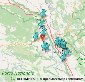 Mappa Località Scorzo, 84037 San Pietro al Tanagro SA, Italia (6.66846)