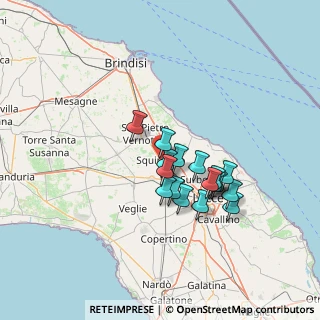 Mappa Via Santo Giuseppe, 73018 Squinzano LE, Italia (11.78941)