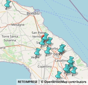 Mappa 73018 Squinzano LE, Italia (20.14)