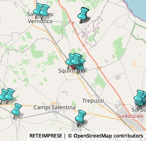 Mappa 73018 Squinzano LE, Italia (5.91)