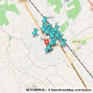 Mappa Via Tahon de Revel, 73018 Squinzano LE, Italia (0.551)