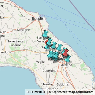 Mappa Via Cristoforo Colombo, 73018 Squinzano LE, Italia (10.27474)