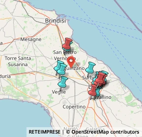 Mappa Via Cristoforo Colombo, 73018 Squinzano LE, Italia (13.24)