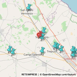 Mappa Via Cristoforo Colombo, 73018 Squinzano LE, Italia (5.62846)