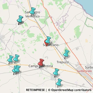 Mappa Via Cristoforo Colombo, 73018 Squinzano LE, Italia (6.33538)
