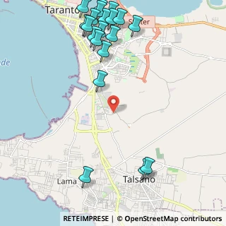 Mappa Via Tessaglia, 74121 Taranto TA, Italia (3.1325)