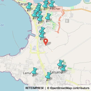 Mappa Via Tessaglia, 74121 Taranto TA, Italia (2.96188)