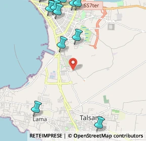 Mappa Via Tessaglia, 74121 Taranto TA, Italia (3.34615)