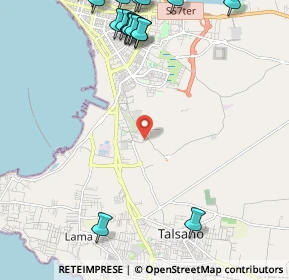 Mappa Via Tessaglia, 74121 Taranto TA, Italia (3.4715)