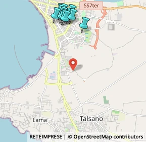 Mappa Via Tessaglia, 74121 Taranto TA, Italia (2.79667)