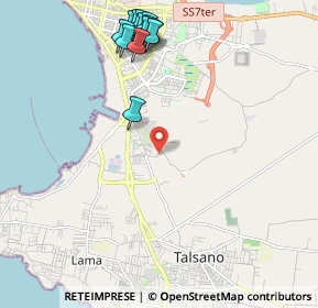 Mappa Via Tessaglia, 74121 Taranto TA, Italia (2.66615)