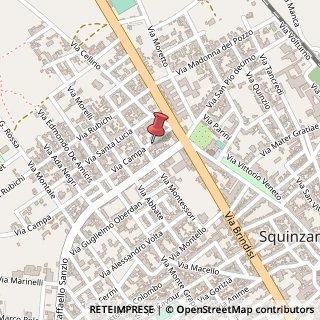 Mappa Via Gino Campa, 15, 73018 Squinzano LE, Italia, 73018 Squinzano, Lecce (Puglia)