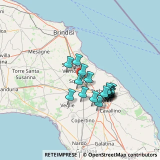 Mappa Via G. Campa, 73018 Squinzano LE, Italia (12.236)