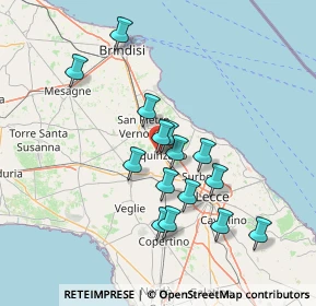 Mappa Via G. Campa, 73018 Squinzano LE, Italia (13.73867)