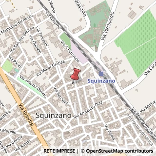Mappa Via Regina Margherita, 65, 73018 Squinzano, Lecce (Puglia)