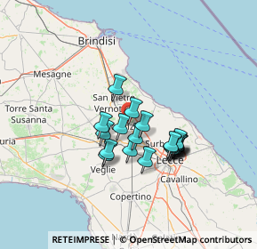 Mappa Via S. Michele, 73018 Squinzano LE, Italia (11.2015)