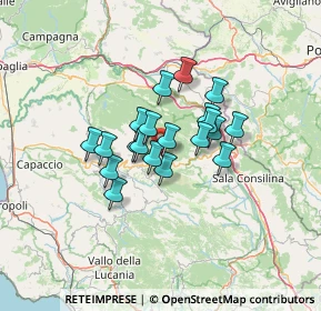 Mappa Strada Provinciale, 84020 Corleto Monforte SA, Italia (9.7035)