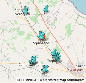 Mappa Largo Stazione, 73018 Squinzano LE, Italia (4.615)