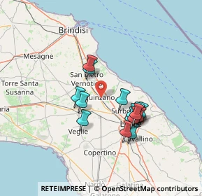 Mappa Via Ruggero Leoncavallo, 73018 Squinzano LE, Italia (12.72938)