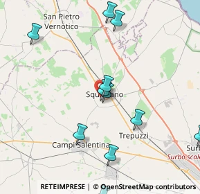 Mappa Via Gorizia, 73018 Squinzano LE, Italia (4.83091)