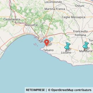Mappa Via Etolia, 74121 Taranto TA, Italia (69.482666666667)