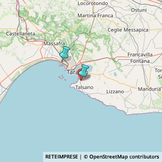 Mappa Via Etolia, 74121 Taranto TA, Italia (58.89375)