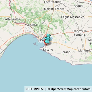 Mappa Via Etolia, 74121 Taranto TA, Italia (43.773636363636)