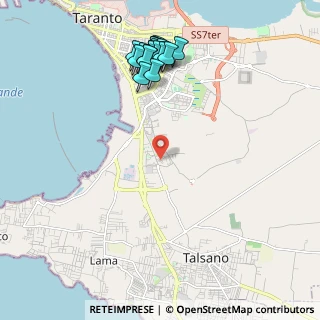 Mappa Via Etolia, 74121 Taranto TA, Italia (2.54)
