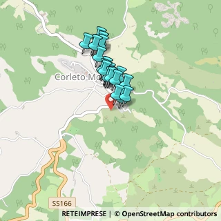 Mappa Via Cristoforo Colombo, 84020 Corleto Monforte SA, Italia (0.36923)