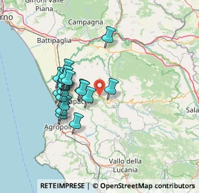 Mappa Via Volpaio, 84069 Roccadaspide SA, Italia (12.5535)
