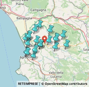 Mappa Via Volpaio, 84069 Roccadaspide SA, Italia (11.189)