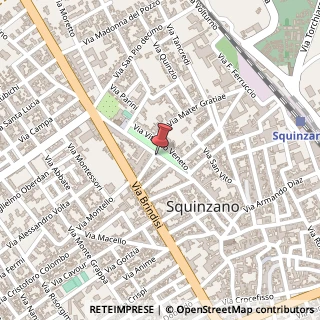 Mappa Via Vittorio Veneto, 26, 73018 Squinzano, Lecce (Puglia)