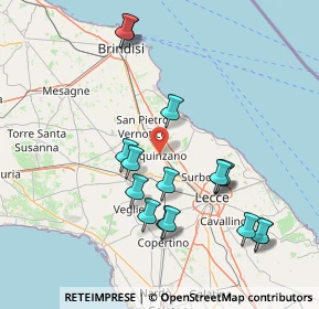 Mappa Via Vittorio Veneto, 73018 Squinzano LE, Italia (17.22625)