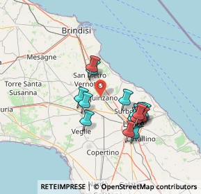 Mappa Via Vittorio Veneto, 73018 Squinzano LE, Italia (13.28188)