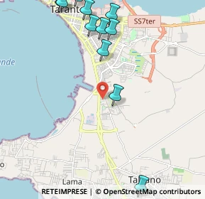 Mappa Via Lago di Cecita, 74121 Taranto TA, Italia (3.06333)