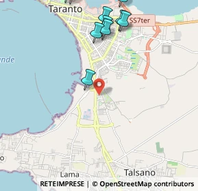 Mappa Via Lago di Cecita, 74121 Taranto TA, Italia (2.99364)