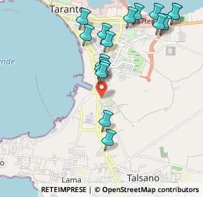 Mappa Via Lago di Cecita, 74121 Taranto TA, Italia (2.42706)