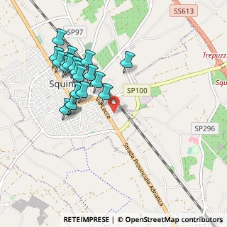 Mappa Via Tevere, 73018 Squinzano LE, Italia (1.045)