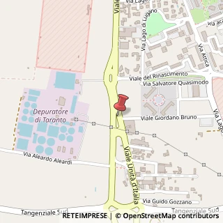 Mappa Via unita' d'italia 8000, 74100 Taranto, Taranto (Puglia)