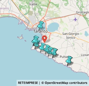 Mappa Piazza Alda Merini, 74121 Taranto TA, Italia (6.08917)
