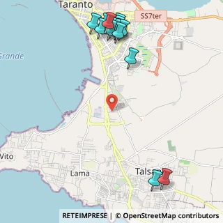 Mappa Piazza Alda Merini, 74121 Taranto TA, Italia (3.08063)