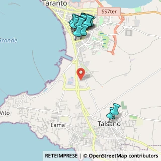 Mappa Piazza Alda Merini, 74121 Taranto TA, Italia (2.836)