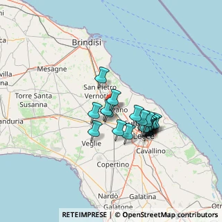 Mappa Via Cairoli, 73018 Squinzano LE, Italia (11.3105)