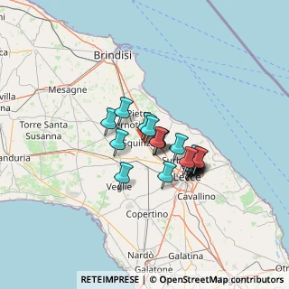 Mappa Via Cairoli, 73018 Squinzano LE, Italia (10.127)
