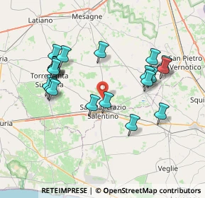 Mappa SP 74, 72026 San Pancrazio Salentino BR, Italia (8.072)